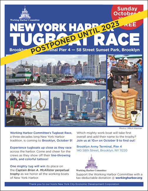 Tugboat race postponed